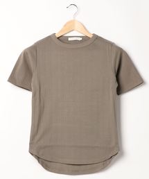 AMERICAN HOLIC | 針抜きテレコクルーネックカットプルオーバー(Tシャツ/カットソー)