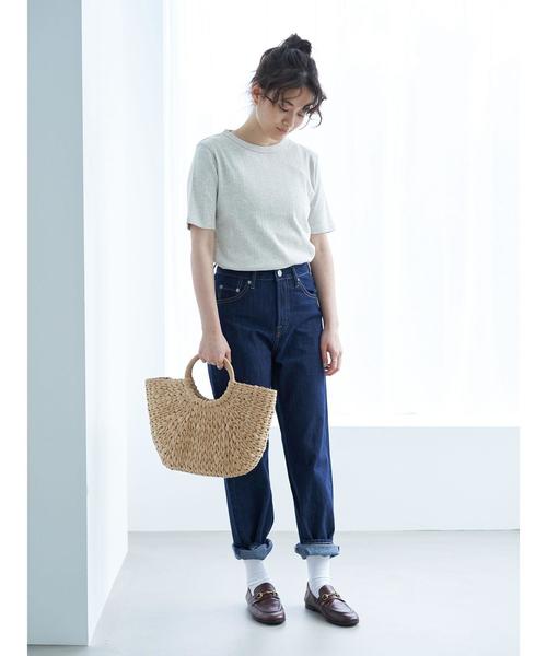 AMERICAN HOLIC（アメリカンホリック）の「針抜きテレコクルーネックカットプルオーバー　＊〇（Tシャツ/カットソー・レディース・ブラック/オフホワイト/モカ/ホワイト系その他・M/L）」の18枚目の写真