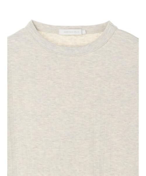 AMERICAN HOLIC（アメリカンホリック）の「針抜きテレコクルーネックカットプルオーバー　＊〇（Tシャツ/カットソー・レディース・ブラック/オフホワイト/モカ/ホワイト系その他・M/L）」の14枚目の写真