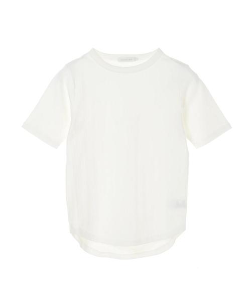 AMERICAN HOLIC（アメリカンホリック）の「針抜きテレコクルーネックカットプルオーバー　＊〇（Tシャツ/カットソー・レディース・ブラック/オフホワイト/モカ/ホワイト系その他・M/L）」の11枚目の写真