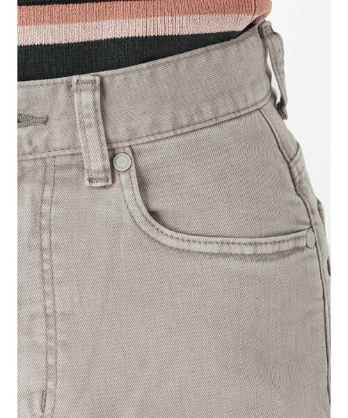 EMODA（エモダ）の「ヘムカットスリムジャストウエストジーンズ（デニムパンツ・レディース・ブラウン/ベージュ/カーキ・SMALL/MEDIUM）」の12枚目の写真