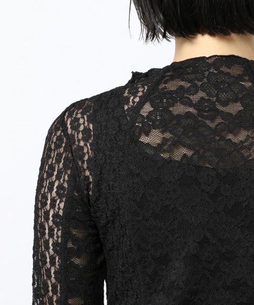 PAGEBOY（ページボーイ）の「キリカエレースプルオーバー（シャツ/ブラウス・レディース・ブラック/オフホワイト・FREE）」の12枚目の写真