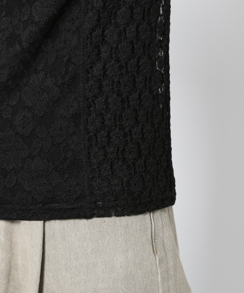 PAGEBOY（ページボーイ）の「キリカエレースプルオーバー（シャツ/ブラウス・レディース・ブラック/オフホワイト・FREE）」の14枚目の写真