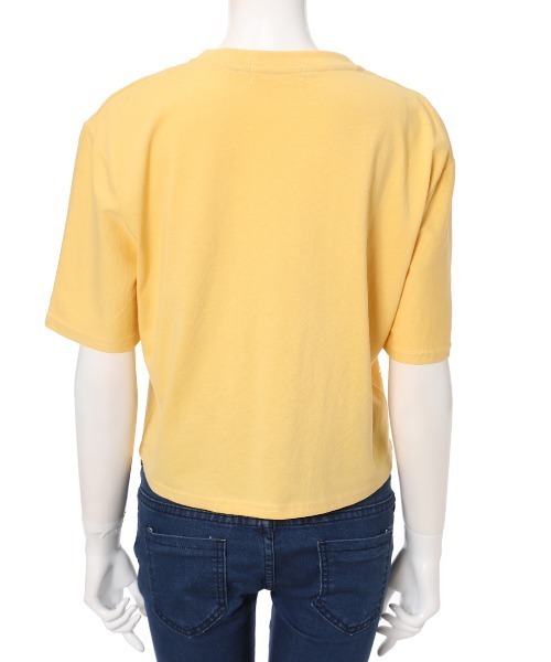 fifth（フィフス）の「ボックスロゴTシャツ（Tシャツ/カットソー・レディース・イエロー/ホワイト・MEDIUM）」の7枚目の写真