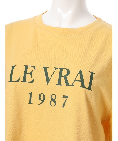 fifth（フィフス）の「ボックスロゴTシャツ（Tシャツ/カットソー・レディース・イエロー/ホワイト・MEDIUM）」の3枚目の写真