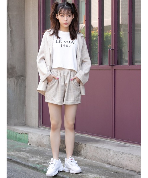 fifth（フィフス）の「ボックスロゴTシャツ（Tシャツ/カットソー・レディース・イエロー/ホワイト・MEDIUM）」の16枚目の写真