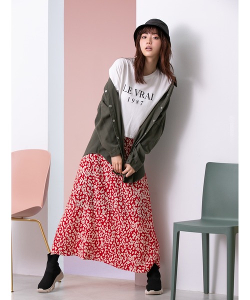 fifth（フィフス）の「ボックスロゴTシャツ（Tシャツ/カットソー・レディース・イエロー/ホワイト・MEDIUM）」の19枚目の写真