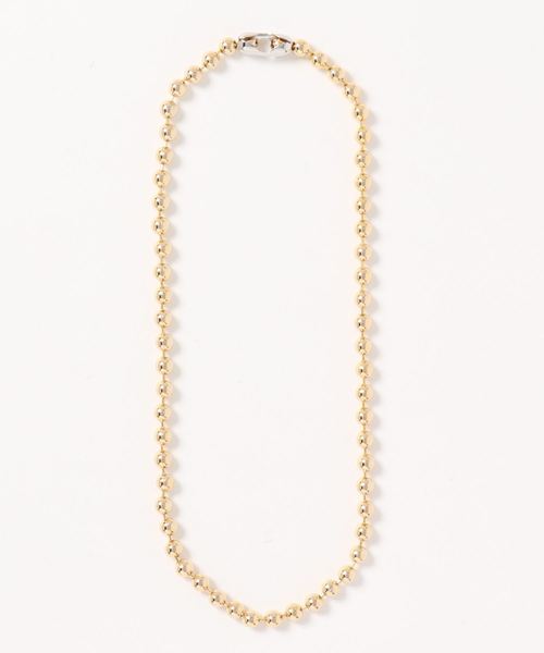 Omekashi(オメカシ)の「Lara Ball necklace -ボールネックレス-(ネックレス・レディース・シルバー/ゴールド・FREE)」の2枚目の写真