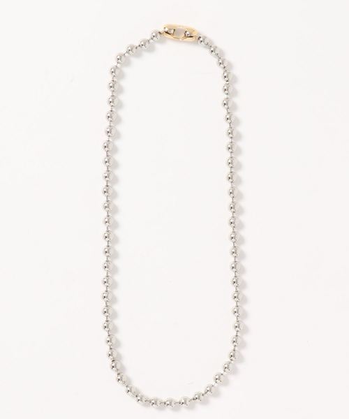 Omekashi(オメカシ)の「Lara Ball necklace -ボールネックレス-(ネックレス・レディース・シルバー/ゴールド・FREE)」の4枚目の写真