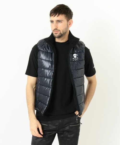 MARK & LONA(マークアンドロナ)の「Polar Reversible Vest | MEN(ダウンベスト・メンズ・アイボリー/ブラック・48/46)」の16枚目の写真