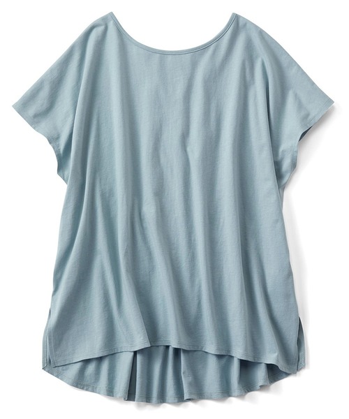 Live in comfort（リブインコンフォート）の「リブ　イン　コンフォート　抗菌防臭加工が心強い　ゆるっとスポＴシャツ（Tシャツ/カットソー・レディース・チャコールグレー/ラベンダー/イエロー系その他/サックスブルー・X-LARGE/SMALL/MEDIUM/XX-LARGE/LARGE/XXX-LARGE）」の14枚目の写真