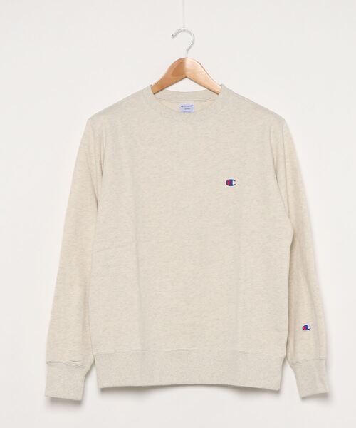Champion(チャンピオン)の「Champion/チャンピオン ワンポイント刺繍 ロゴスウェット(スウェット・メンズ・ブラック/ホワイト/グレー/マルーン/ネイビー/チャコール/オートミール/オリーブ/マスタード/モスグリーン/レンガ・L/LL/M)」の6枚目の写真