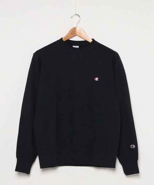 Champion(チャンピオン)の「Champion/チャンピオン ワンポイント刺繍 ロゴスウェット(スウェット・メンズ・ブラック/ホワイト/グレー/マルーン/ネイビー/チャコール/オートミール/オリーブ/マスタード/モスグリーン/レンガ・L/LL/M)」の1枚目の写真