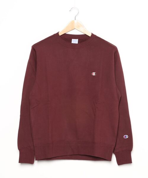 Champion(チャンピオン)の「Champion/チャンピオン ワンポイント刺繍 ロゴスウェット(スウェット・メンズ・ブラック/ホワイト/グレー/マルーン/ネイビー/チャコール/オートミール/オリーブ/マスタード/モスグリーン/レンガ・L/LL/M)」の10枚目の写真