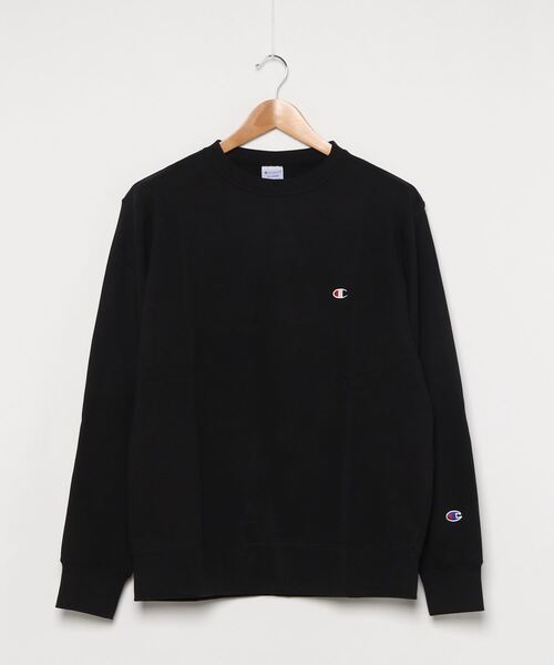 Champion(チャンピオン)の「Champion/チャンピオン ワンポイント刺繍 ロゴスウェット(スウェット・メンズ・ブラック/ホワイト/グレー/マルーン/ネイビー/チャコール/オートミール/オリーブ/マスタード/モスグリーン/レンガ・L/LL/M)」の3枚目の写真