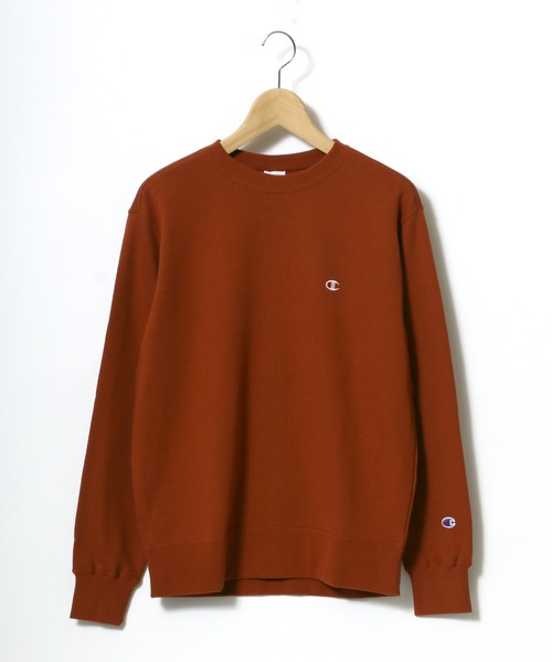 Champion(チャンピオン)の「Champion/チャンピオン ワンポイント刺繍 ロゴスウェット(スウェット・メンズ・ブラック/ホワイト/グレー/マルーン/ネイビー/チャコール/オートミール/オリーブ/マスタード/モスグリーン/レンガ・L/LL/M)」の11枚目の写真