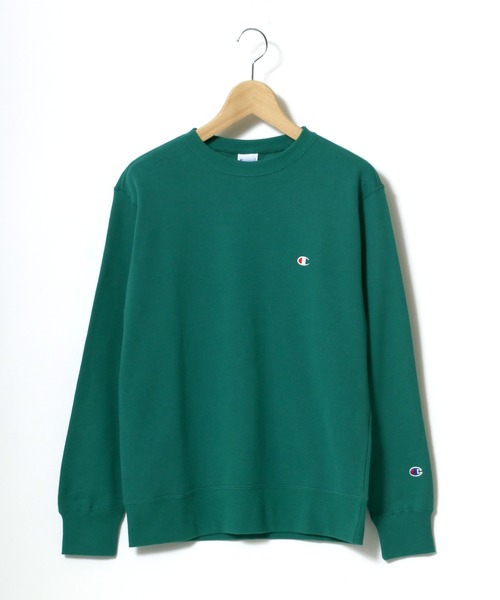 Champion(チャンピオン)の「Champion/チャンピオン ワンポイント刺繍 ロゴスウェット(スウェット・メンズ・ブラック/ホワイト/グレー/マルーン/ネイビー/チャコール/オートミール/オリーブ/マスタード/モスグリーン/レンガ・L/LL/M)」の8枚目の写真