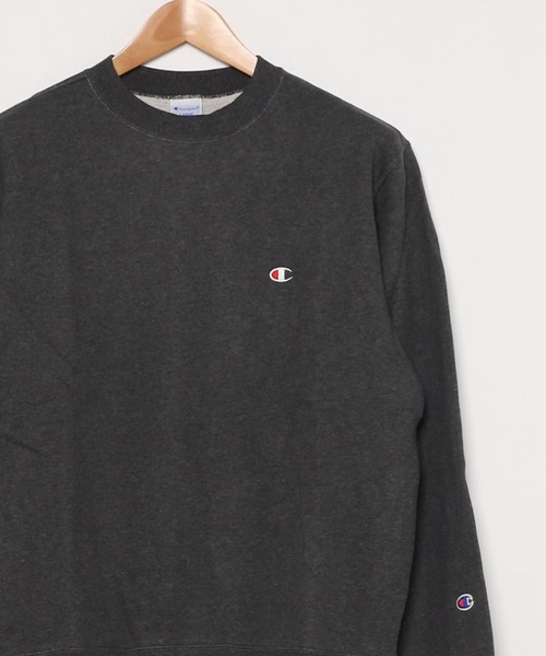 Champion(チャンピオン)の「Champion/チャンピオン ワンポイント刺繍 ロゴスウェット(スウェット・メンズ・ブラック/ホワイト/グレー/マルーン/ネイビー/チャコール/オートミール/オリーブ/マスタード/モスグリーン/レンガ・L/LL/M)」の15枚目の写真