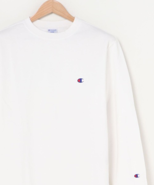 Champion(チャンピオン)の「Champion/チャンピオン ワンポイント刺繍 ロゴスウェット(スウェット・メンズ・ブラック/ホワイト/グレー/マルーン/ネイビー/チャコール/オートミール/オリーブ/マスタード/モスグリーン/レンガ・L/LL/M)」の20枚目の写真