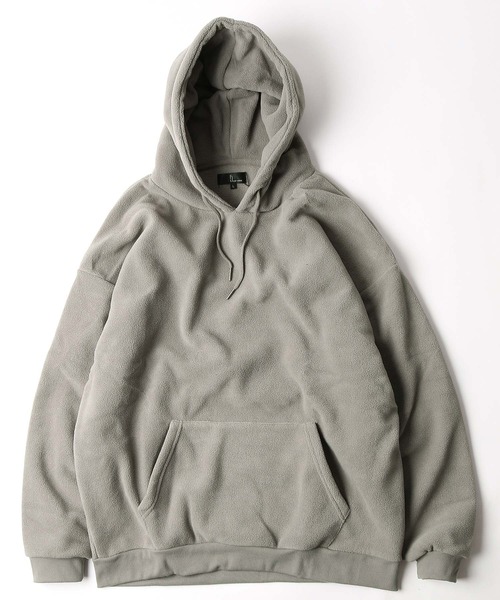 ZIP FIVE（ジップファイブ）の「【ZIP FIVE】【ZIP OUTDOOR】フリースビッグシルエットパーカー（パーカー・レディース・ベージュ系/ベージュ/ブラック/ベージュ系1/マスタード/ブラウン/グレー/ブラック系/グリーン/ホワイト系/ベージュ系2/アイボリー/レンガ/ブルー/ダークグリーン/ホワイト系1・MEDIUM/X-LARGE/LARGE）」の6枚目の写真