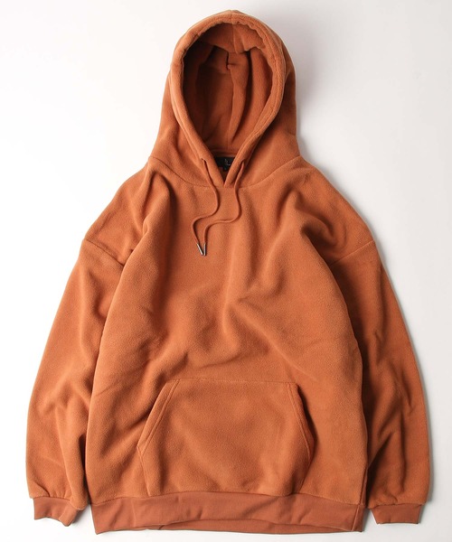 ZIP FIVE（ジップファイブ）の「【ZIP FIVE】【ZIP OUTDOOR】フリースビッグシルエットパーカー（パーカー・レディース・ベージュ系/ベージュ/ブラック/ベージュ系1/マスタード/ブラウン/グレー/ブラック系/グリーン/ホワイト系/ベージュ系2/アイボリー/レンガ/ブルー/ダークグリーン/ホワイト系1・MEDIUM/X-LARGE/LARGE）」の16枚目の写真