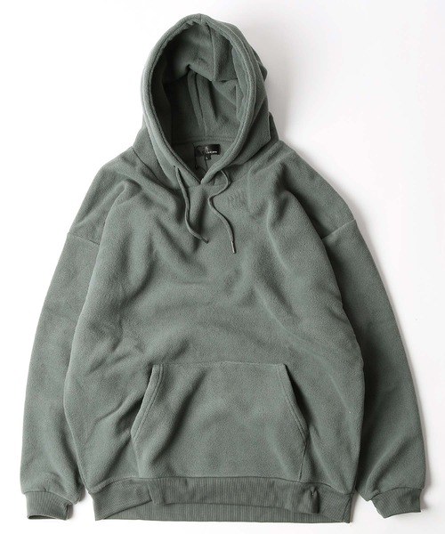 ZIP FIVE（ジップファイブ）の「【ZIP FIVE】【ZIP OUTDOOR】フリースビッグシルエットパーカー（パーカー・レディース・ベージュ系/ベージュ/ブラック/ベージュ系1/マスタード/ブラウン/グレー/ブラック系/グリーン/ホワイト系/ベージュ系2/アイボリー/レンガ/ブルー/ダークグリーン/ホワイト系1・MEDIUM/X-LARGE/LARGE）」の13枚目の写真