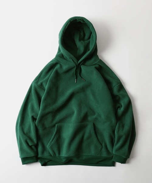 ZIP FIVE（ジップファイブ）の「【ZIP FIVE】【ZIP OUTDOOR】フリースビッグシルエットパーカー（パーカー・レディース・ベージュ系/ベージュ/ブラック/ベージュ系1/マスタード/ブラウン/グレー/ブラック系/グリーン/ホワイト系/ベージュ系2/アイボリー/レンガ/ブルー/ダークグリーン/ホワイト系1・MEDIUM/X-LARGE/LARGE）」の12枚目の写真