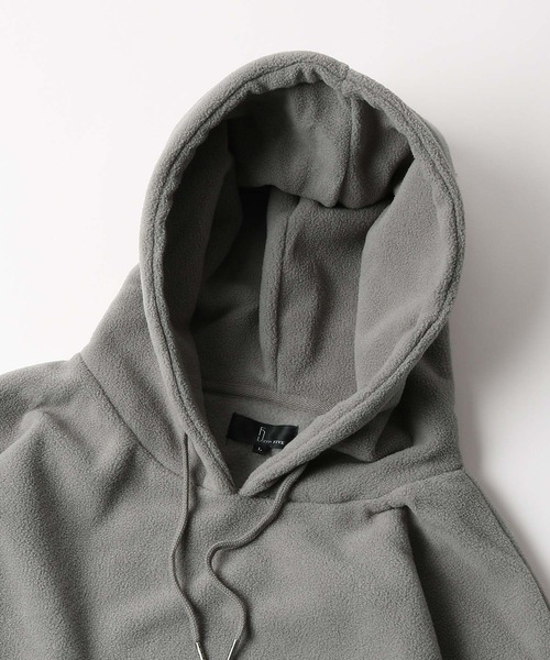 ZIP FIVE（ジップファイブ）の「【ZIP FIVE】【ZIP OUTDOOR】フリースビッグシルエットパーカー（パーカー・レディース・ベージュ系/ベージュ/ブラック/ベージュ系1/マスタード/ブラウン/グレー/ブラック系/グリーン/ホワイト系/ベージュ系2/アイボリー/レンガ/ブルー/ダークグリーン/ホワイト系1・MEDIUM/X-LARGE/LARGE）」の18枚目の写真