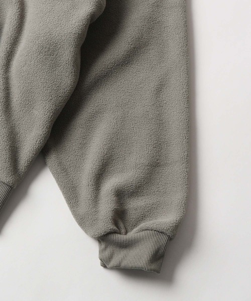 ZIP FIVE（ジップファイブ）の「【ZIP FIVE】【ZIP OUTDOOR】フリースビッグシルエットパーカー（パーカー・レディース・ベージュ系/ベージュ/ブラック/ベージュ系1/マスタード/ブラウン/グレー/ブラック系/グリーン/ホワイト系/ベージュ系2/アイボリー/レンガ/ブルー/ダークグリーン/ホワイト系1・MEDIUM/X-LARGE/LARGE）」の20枚目の写真