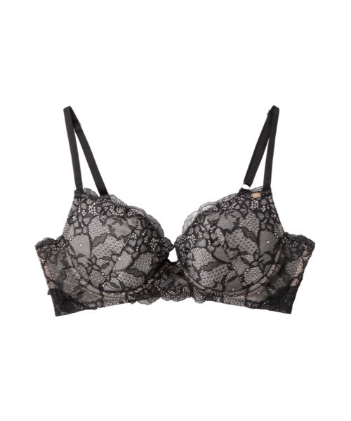 ravime（ラヴィミー）の「レーシータトゥー ブラ(A～Cカップ)（ブラジャー・レディース・グリーン/ピンク/ブラック・C70/C65/B65/B70/C75/B75/A65/A70/A75）」の2枚目の写真