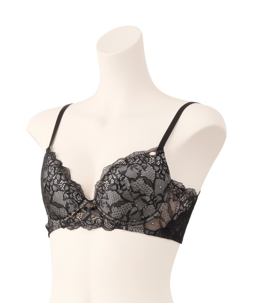 ravime（ラヴィミー）の「レーシータトゥー ブラ(A～Cカップ)（ブラジャー・レディース・グリーン/ピンク/ブラック・C70/C65/B65/B70/C75/B75/A65/A70/A75）」の5枚目の写真