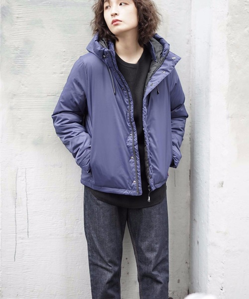 roial(ロイアル)の「DOWN JACKET/roial ロイアル トップス ブルゾン ナイロンジャケット ダウンジャケット(ダウンジャケット/コート・レディース・ブルー/マスタード/レッド/ブラック/ライトグレー・SMALL/MEDIUM)」の12枚目の写真