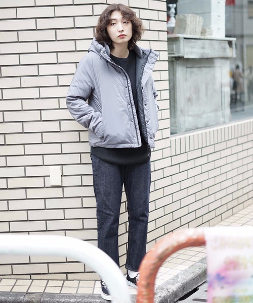 roial(ロイアル)の「DOWN JACKET/roial ロイアル トップス ブルゾン ナイロンジャケット ダウンジャケット(ダウンジャケット/コート・レディース・ブルー/マスタード/レッド/ブラック/ライトグレー・SMALL/MEDIUM)」の19枚目の写真