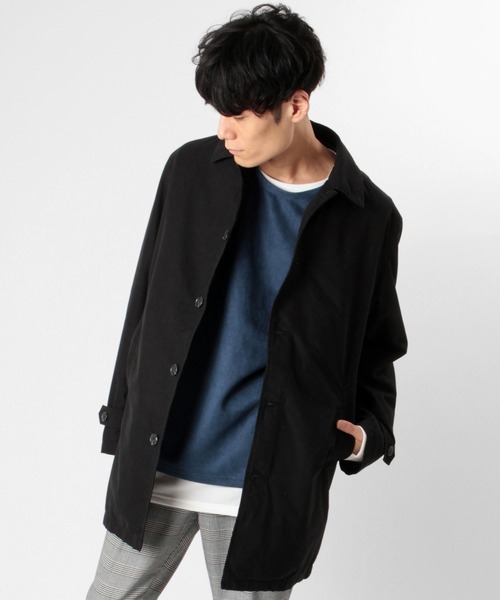 make a ray!（メイク ア レイ！）の「3WAYステンカラーコート/フードジャケット/キルティングライナー付き（ステンカラーコート・メンズ・ベージュ/ブラック/オリーブ・L/XL/M）」の2枚目の写真