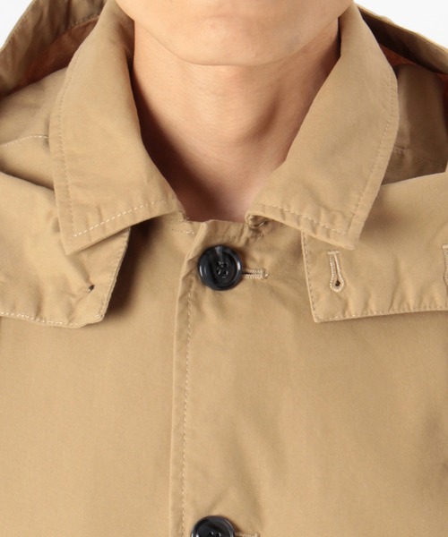 make a ray!（メイク ア レイ！）の「3WAYステンカラーコート/フードジャケット/キルティングライナー付き（ステンカラーコート・メンズ・ベージュ/ブラック/オリーブ・L/XL/M）」の11枚目の写真
