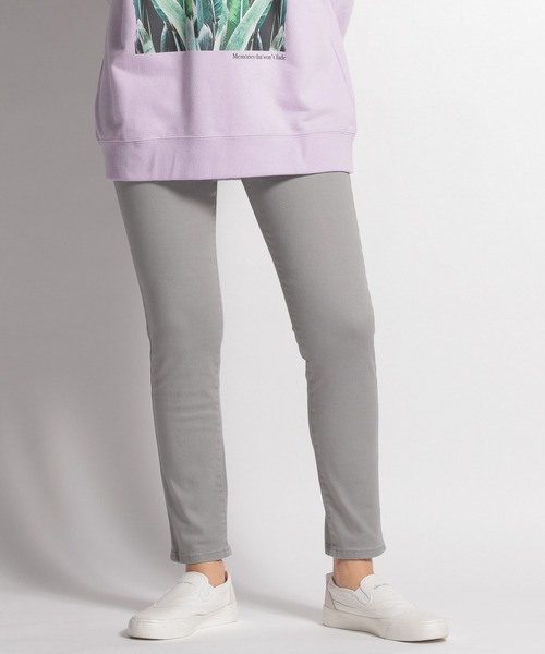 niko and...（ニコアンド）の「抗菌防臭ツイルストレッチスリムパンツ（その他パンツ・レディース・ブラック/グレー/モカ・SMALL/MEDIUM/LARGE）」の3枚目の写真