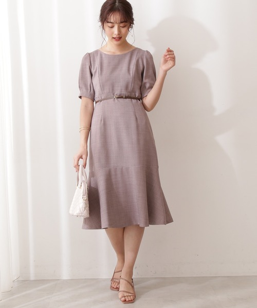 Body Dressing プロポーションボディドレッシング のワンピース ウエストベルト付マーメイドワンピース ウエストベルト付マーメイドワンピース Dressing Proportion ワンピース ワンピース Dressing プロポーションボディドレッシング の