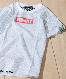 FREAKY（フリーキー）の「【30】〔FREAKY/フリーキー〕天竺 裏プリント半袖Tシャツ（Tシャツ/カットソー・キッズ）」