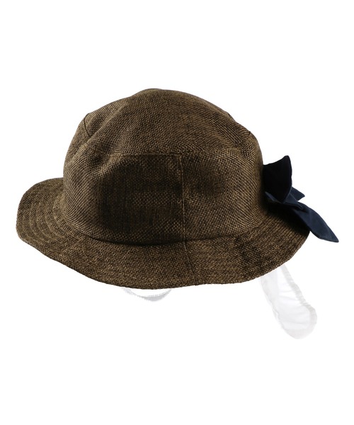 BRANSHES（ブランシェス）の「バックリボンハット（ハット・キッズ・ブラウン/ベージュ・54cm/56cm/50cm/52cm）」の18枚目の写真