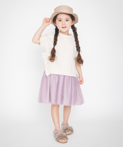 BRANSHES（ブランシェス）の「バックリボンハット（ハット・キッズ・ブラウン/ベージュ・54cm/56cm/50cm/52cm）」の15枚目の写真