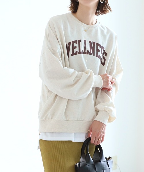 カレッジロゴスウェット（スウェット）｜reca（レカ）のファッション