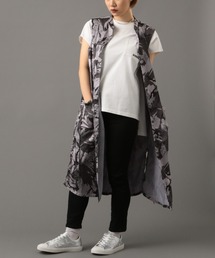 AVIREX | 【InRed5月号・桐谷美玲さん着用】マリンチャート カモ ノーカラーシャツワンピース/ MARINE CHART CAMO NO-COLLAR SHIRT ONEPIECE(シャツワンピース)