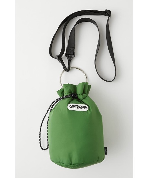 MOUSSY（マウジー）の「BUCKET RING BAG（ショルダーバッグ・レディース・ブラック/グリーン・FREE）」の2枚目の写真