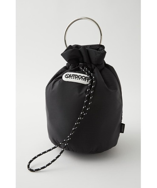 MOUSSY（マウジー）の「BUCKET RING BAG（ショルダーバッグ・レディース・ブラック/グリーン・FREE）」の8枚目の写真