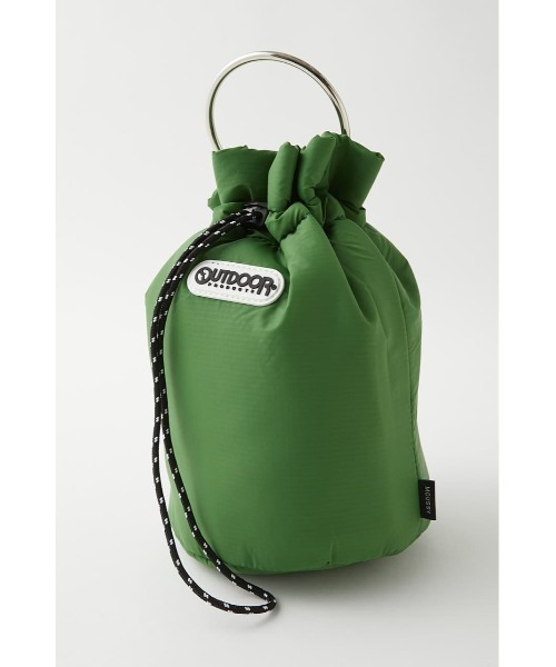 MOUSSY（マウジー）の「BUCKET RING BAG（ショルダーバッグ・レディース・ブラック/グリーン・FREE）」の17枚目の写真