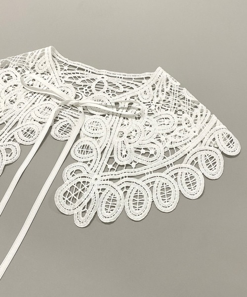 AS KNOW AS PINKY（アズノゥアズピンキー）の「付け襟がシアワセノ兆し（付け襟・レディース・オフホワイト・FREE）」の7枚目の写真