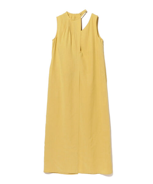 Ray BEAMS（レイビームス）の「Ray BEAMS / アシメ ネック ノースリーブ ワンピース（ワンピース・レディース・イエロー/ダークブラウン・ONE SIZE）」の10枚目の写真