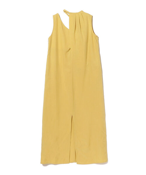 Ray BEAMS（レイビームス）の「Ray BEAMS / アシメ ネック ノースリーブ ワンピース（ワンピース・レディース・イエロー/ダークブラウン・ONE SIZE）」の14枚目の写真