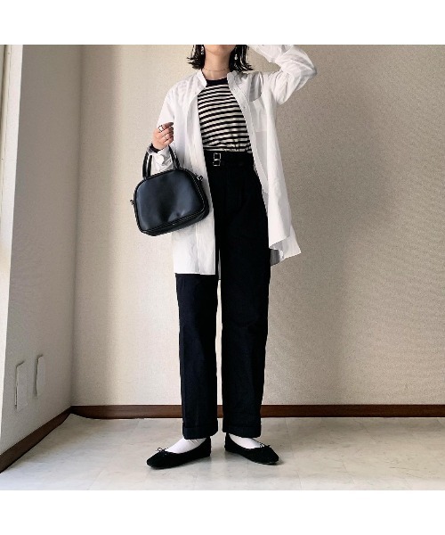 DEVICE（デバイス）の「【インフルエンサーAyumi × DEVICE コラボ】Rename フェイクレザー スクエアミニボストンバッグ（ボストンバッグ・レディース・ブラック・FREE）」の2枚目の写真