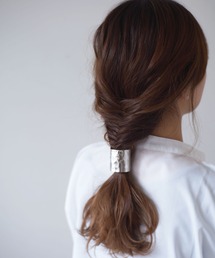 メタル ワイド ポニーフック/ヘアカフ/ヘアピアス